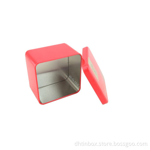 metal tea box, metal tea caddy, metal tea container